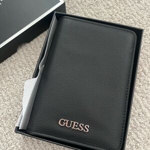 Guess Black Textured Wallet